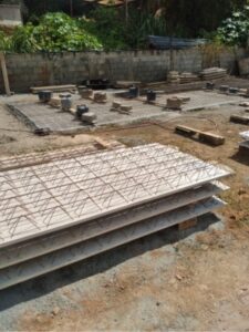 fabricação de laje